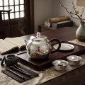 wholesale Pure 999 Fine Silver Handcrafted Silver Teapot with Gourd Accents and Woven Handle - Handicraft-0-1