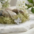 wholesale 925 Sterling Silver Butterfly Pendant Necklace With Cubic Zirconia For Women-0-2