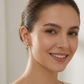 wholesale 925 Sterling Silver Elegant Matte Sphere And Polished Hoop Metallic Drop Earrings - Jewelryodm-0-3
