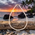 wholesale 925 Sterling Silver White Freshwater Pearl Necklace Gold Plated Clasp For Women-0-3
