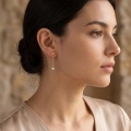 wholesale 925 Sterling Silver Elegant Bird Motif Dangle Earrings With Iridescent Oval Opals-0-3