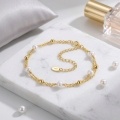 wholesale 925 Sterling Silver Elegant Double Layer Pearl and Bead Sterling Silver Adjustable Link Bracelet-0-3