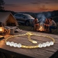 wholesale 925 Sterling Silver Elegant Freshwater Pearl Paperclip Chain Bracelet with Geometric Metallic Accents-0-2