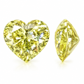 Lemon Yellow Heart-shaped Moissanite-0-1