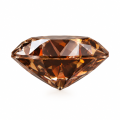 Coffee-colored Teardrop Moissanite-0-1