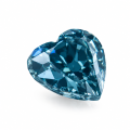 London Blue Heart-shaped Moissanite-0-1