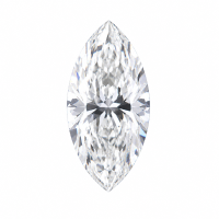Olive-shaped Moissanite Gemstone - D-0.5CT