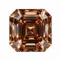 Coffee-colored Ascher Moissanite-0-0