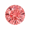 Colored Gemstone Cultivation Padparadscha Round-0-0