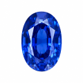 Colored Gemstone Cultured Sapphire Oval-0-0