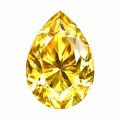 Golden Teardrop Moissanite-0-0