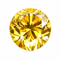 Golden Round Moissanite-Stone carat: 1; Stone size: 6.5