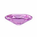 Colored Gemstone Cultivation Pinkish-purple Oval Shape-0-1