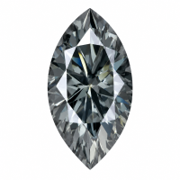 Grey Marquise-shaped Moissanite-Stone Carat: 1 Stone Size: 5*10