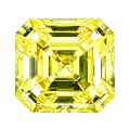 Lemon Yellow Asche Moissanite-0-0