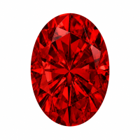 Colored Gemstone Cultured Ruby Oval-Stone size: 5*7 cm; Stone weight: 1 CT