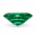 Colored Gemstone Cultured Emerald Round-0-1