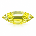 Lemon Yellow Horseeye-shaped Moissanite-0-1