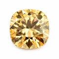 Champagne Cushion-shaped Moissanite-0-0