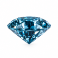 London Blue Round Moissanite-0-0