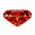 Garnet Red Radiant Moissanite-0-1