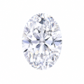 Egg-shaped Moissanite Gemstone - D-0-0