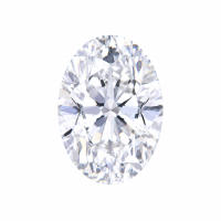Egg-shaped Moissanite Gemstone - D-0.5CT