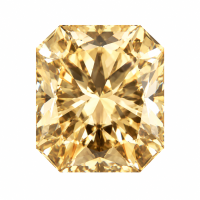 Champagne Radiant Moissanite-Stone carat: 1 Stone size: 5*7