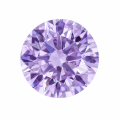 Colored Gemstone Cultivation Of Lavender Purple Round-0-1