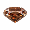 Coffee-colored Cushion-shaped Moissanite-0-1