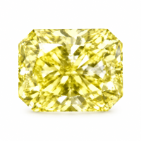 Lemon Yellow Radiant Moissanite-Stone carat: 1 Stone size: 5*7