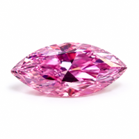 Rose-red Marquise-shaped Moissanite-Stone Carat: 1 Stone Size: 5*10