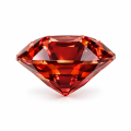 Garnet-red Cushion-shaped Moissanite-0-1