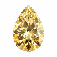 Champagne Teardrop Moissanite-Stone carat: 1 Stone size: 5*8