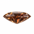 Coffee-colored Marquise-shaped Moissanite-0-1