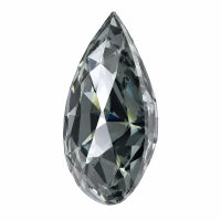 Grey Teardrop Moissanite-Stone carat: 1 Stone size: 5*8