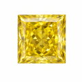 Colored Gemstone Cultivation Canary Yellow Princess Square-0-1