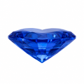 Cultured Sapphire Heart-0-1
