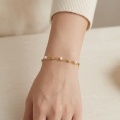 wholesale 925 Sterling Silver Elegant Double Layer Pearl and Bead Sterling Silver Adjustable Link Bracelet-0-2