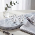 wholesale 925 Sterling Silver Marquise Cz Leaf Hoop Earring In Sterling -0-3