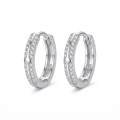wholesale 925 Sterling Silver Cubic Zirconia Huggie Hoop Earrings For Women-0-0