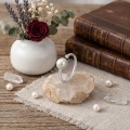 wholesale 925 Sterling Silver Elegant Pearl & Cz Leaf-inspired  Ring-0-2