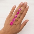 Colored Gemstone Cultivation Hot Powder Emerald Cut-0-2