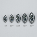 Grey Marquise-shaped Moissanite-0-4