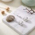 wholesale 925 Sterling Silver  Gourd-Shaped Dangle Earrings with Intricate Engraved Patterns-0-2