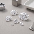 Egg-shaped Moissanite Gemstone - D-0-1