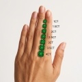 Colored Gemstone Nucleation Of Emerald Princess Square-0-3