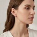 wholesale 925 Sterling Silver Elegant S925 Sterling Silver Round Pearl Stud Earrings for Women-0-3