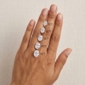Egg-shaped Moissanite Gemstone - D-0-3