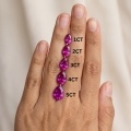Cultivating Pink And Purple Teardrop-shaped Gemstones-0-2